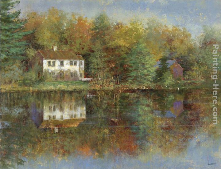 Autumn Charm painting - Michael Longo Autumn Charm art painting